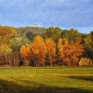Autunno - olio su tela- cm70 x  26,5