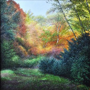 Autunno olio su tela cm 70 x 70