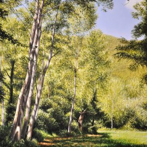 L'ultimo giorno di scuola - olio su tela - cm 65 x 100 