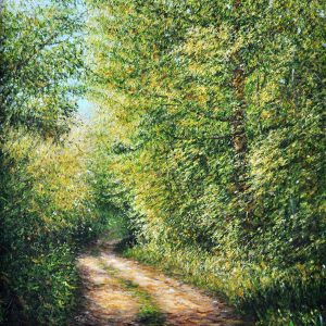 Sentiero delle Serpi - olio su tela - cm 55 x 90